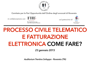 PCT e fatturazione elettronica come fare?